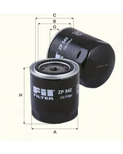 ZP542 oil filter spinon