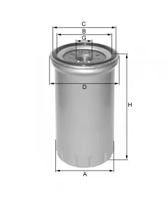 ZP587 oil filter spinon